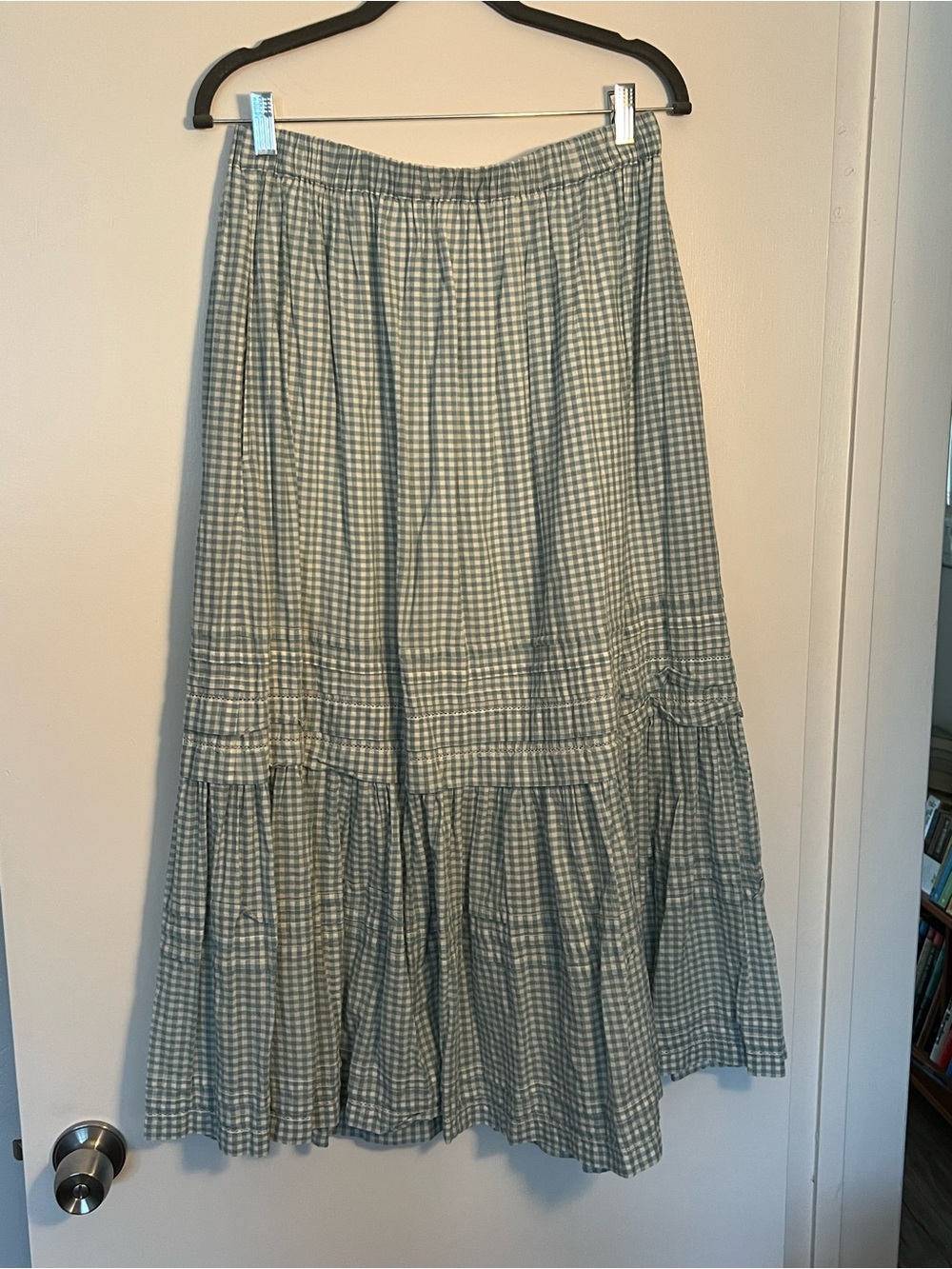 Christy Dawn The Gabrielle Skirt in Blue Gingham